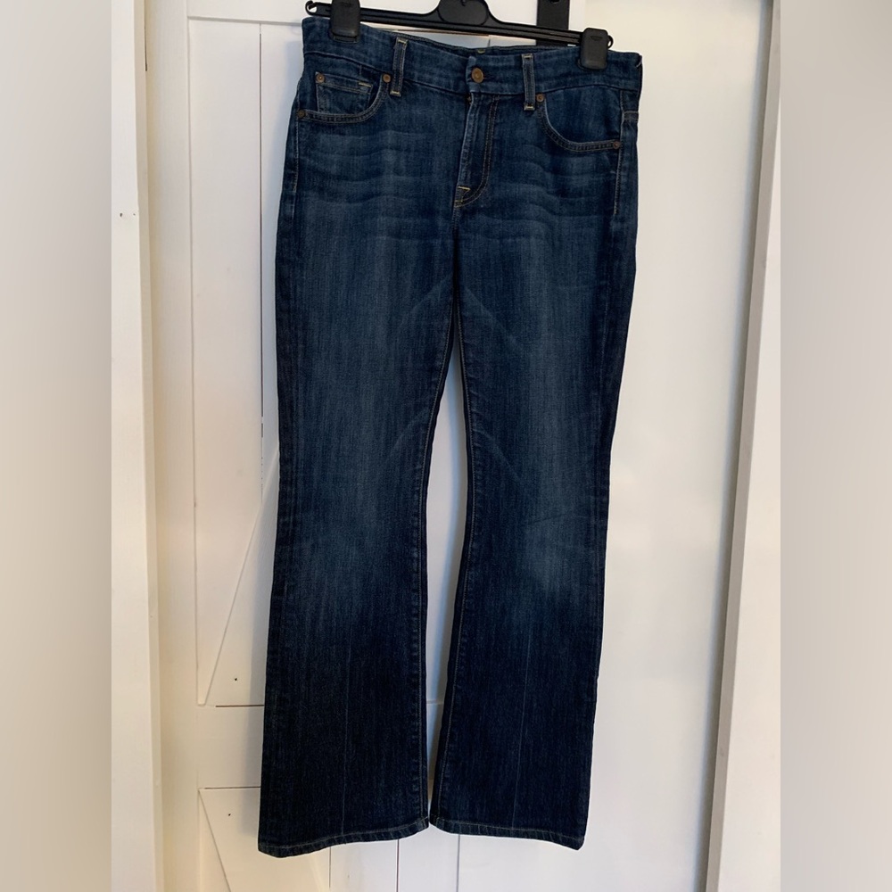 7 For All Mankind Jeans Kimmie Boot Dark Blue (29)